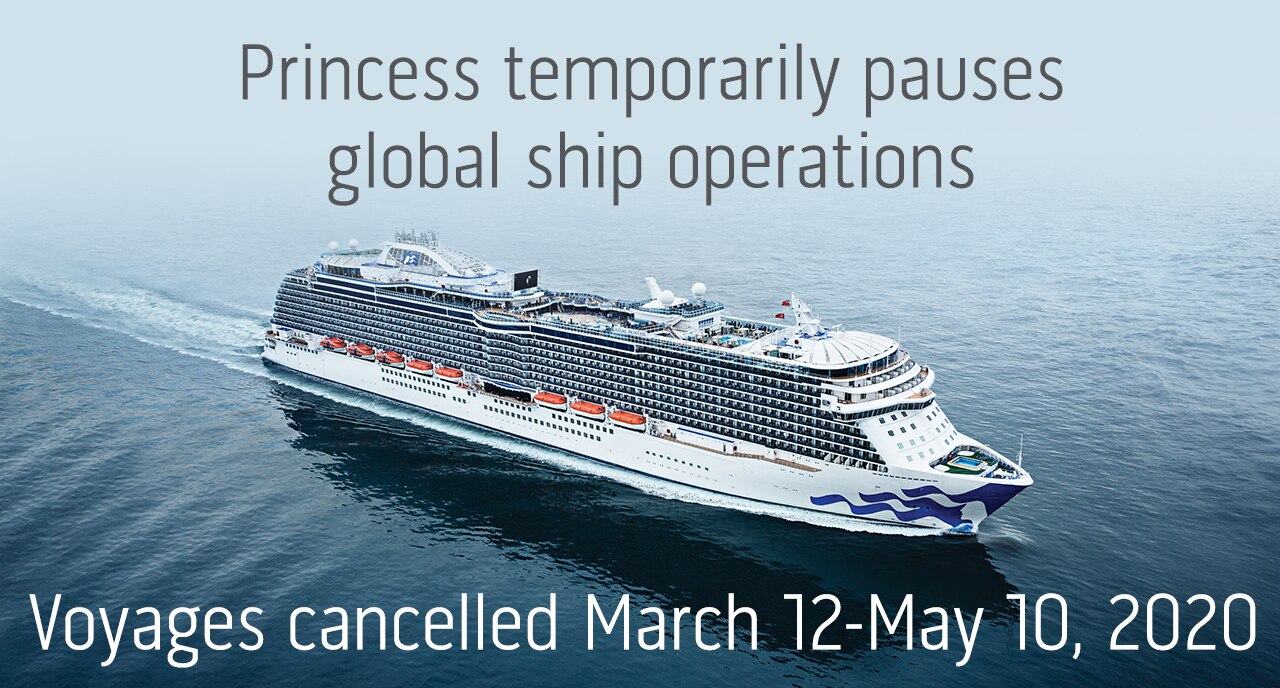 Princess temporarily pauses global ship operations