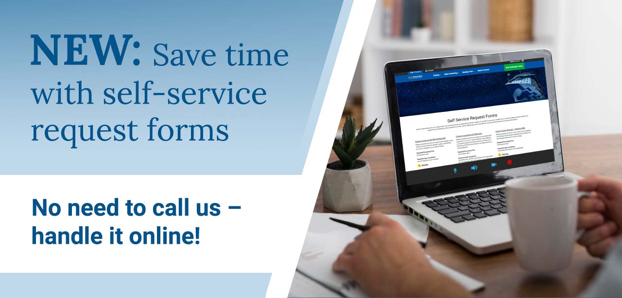 NEW: Save time with self-service request forms. No need to call us - handle it online!