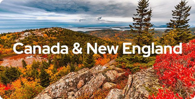 View cruises to Canada and New England.
