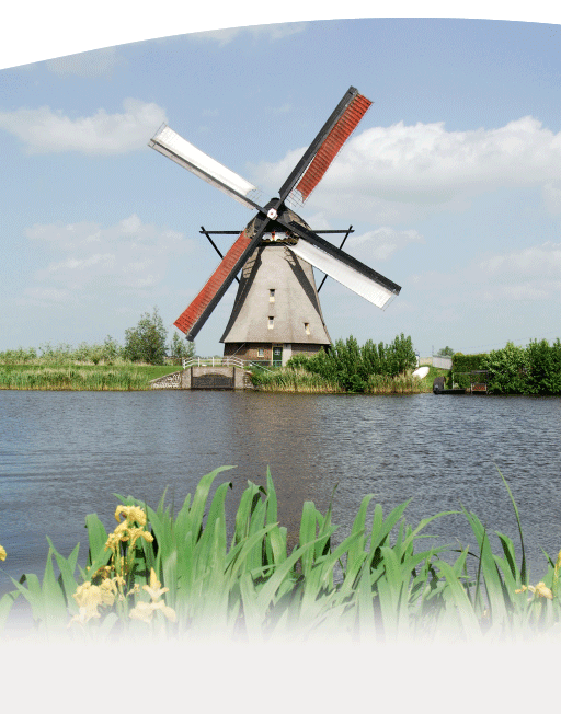 Dutch windmill.